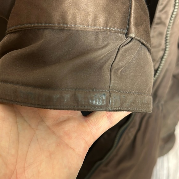 Nils Brown Ladies Ski Jacket/Size 12 /Hidden hood/Sherpa Collar - Picture 11 of 16